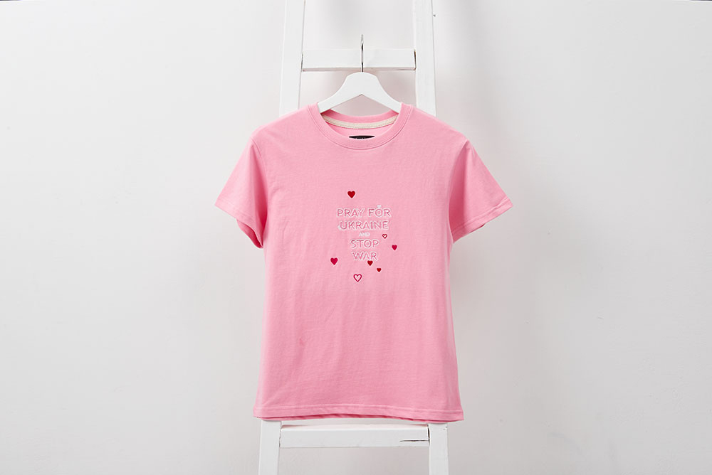 반팔 티셔츠 핑크 색상 이미지-S15L2