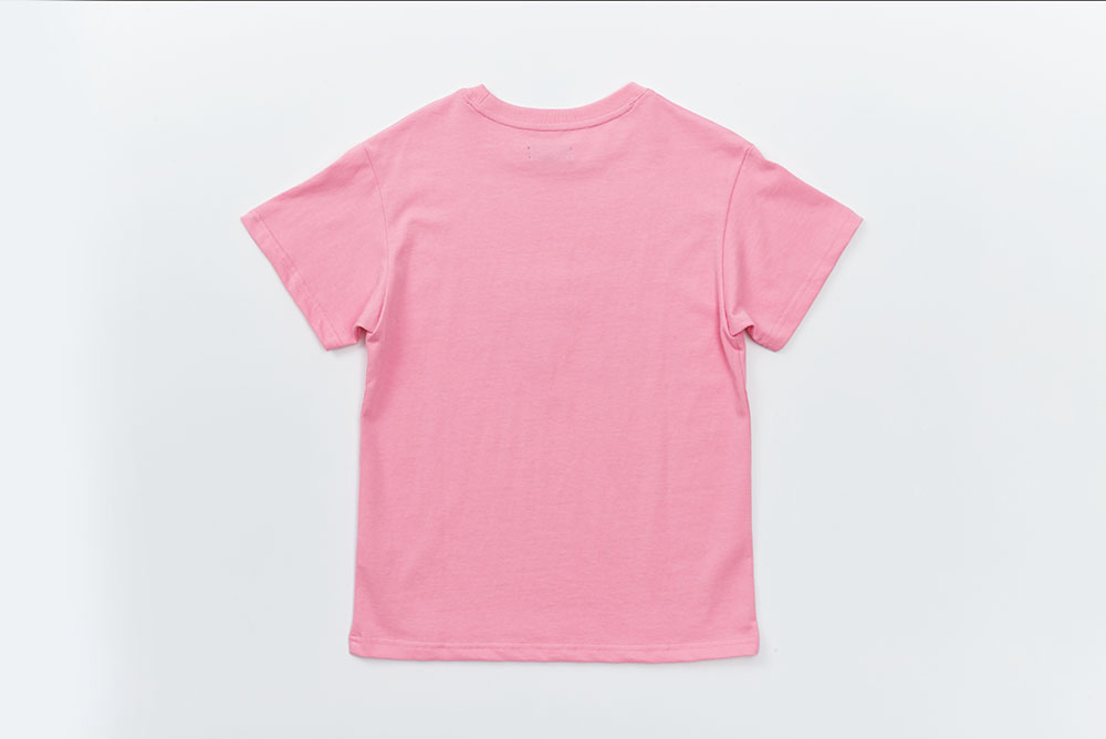 반팔 티셔츠 핑크 색상 이미지-S15L10