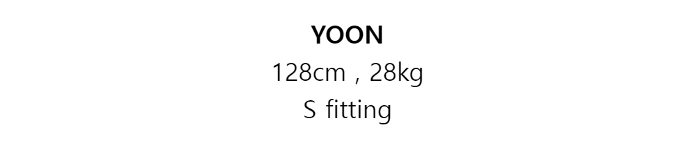 YOON128cm , 28kgS fitting