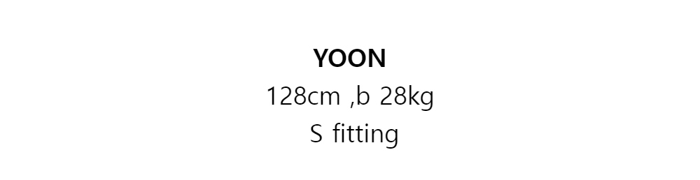 YOON128cm ,b 28kgS fitting