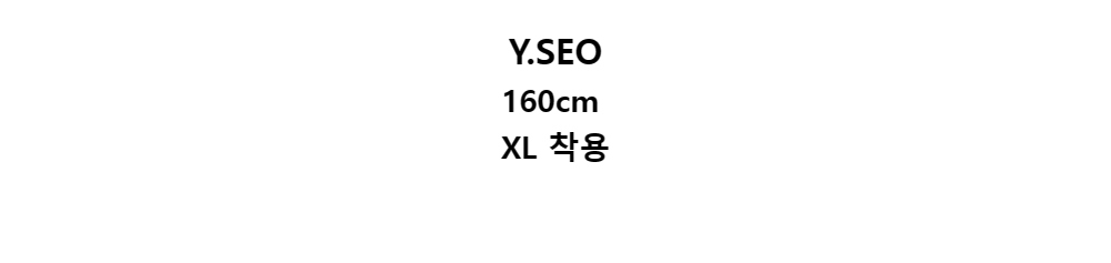 Y.SEO160cmXL 착용